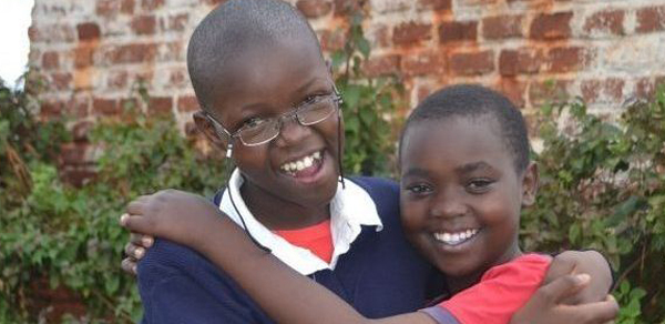teenager from Kenya received new, prescription eyeglasses thanks to Operation Eyesight's donors!